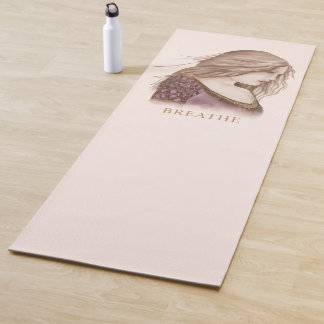 BREATHE Mindful Goddess Yoga Mat | Calm Feminine  Yogamatte