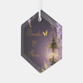Breathe´n Shine Mel Mae Schmidt Stationery Ornament Aus Glas (Vorderseite Links)