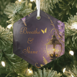 Breathe´n Shine Mel Mae Schmidt Stationery Ornament Aus Glas