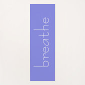 Breathe Periwinkle Yogamatte (Vorderseite)