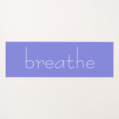 Breathe Periwinkle Yogamatte (Vorderseite (Horizontal))