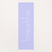 Breathe Periwinkle Yogamatte (Vorderseite)