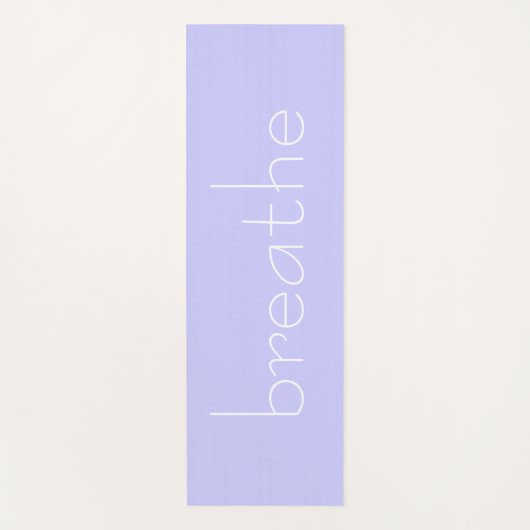 Breathe Periwinkle Yogamatte (Vorderseite)