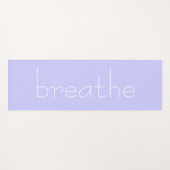 Breathe Periwinkle Yogamatte (Vorderseite (Horizontal))
