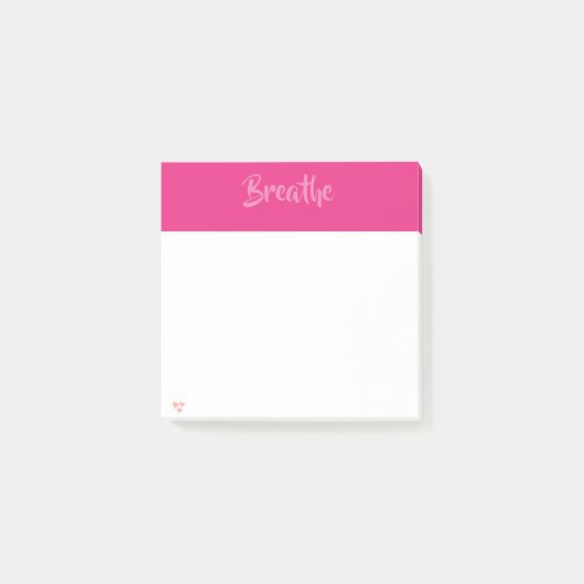 BREATHE Post-It-Notes Post-it Klebezettel (Vorderseite)
