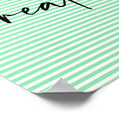 Breathe Scripture Badezimmer Wand Kunstposter Poster (Ecke)