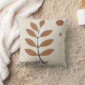 Breathe Throw Pillow - Soft Zen Retreat Collection Kissen (Decke)