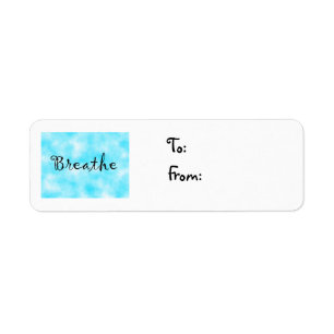 Breathe-Weihnachtslabel