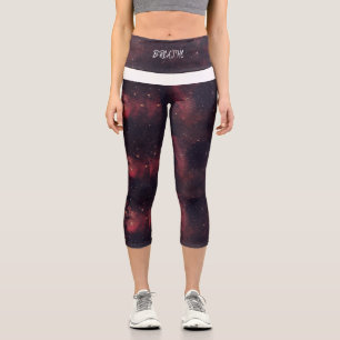 "BREATHE" Yoga Pants Capri Leggings