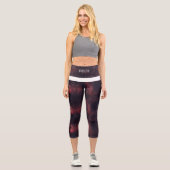 "BREATHE" Yoga Pants Capri Leggings (Vorderseite)