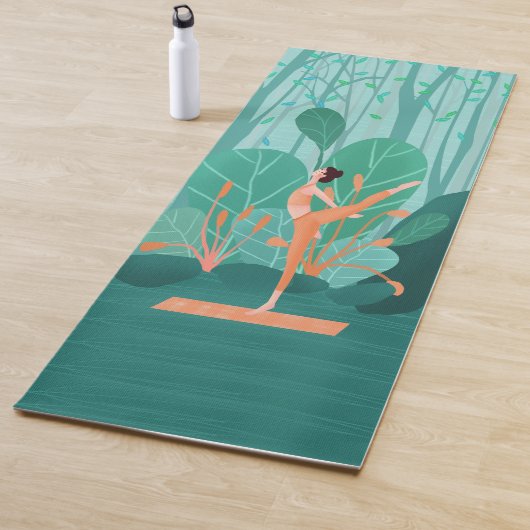Breathe Yoga Super Yoga Girl Yogamatte (Beispiel)