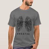 Breatheree Lungs Of Nature Just Breathe Yogaree Of T-Shirt (Vorderseite)