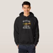 Breathing Is Overrated Funny Trumpet Player Hoodie (Vorne ganz)