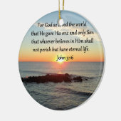 BREATHTAKING JOHN 3:16 SONNE KERAMIKORNAMENT (Links)