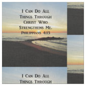 BREATHTAKING PHILIPPIANS 4:13 SCRIPTURE VERSE STOFF (Nahaufnahme)