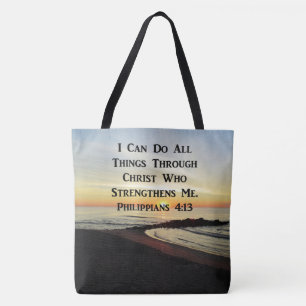BREATHTAKING PHILIPPIANS 4:13 SCRIPTURE VERSE TASCHE