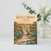 Breaux Bridge USA Postkarte (Stehend Vorderseite)