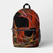 Brechen der Abstrakten Kunst des Kreises Bedruckter Rucksack (Vorderseite)