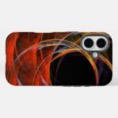 Brechen der Abstrakten Kunst des Kreises Case-Mate iPhone Hülle (Rückseite (Horizontal))
