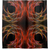 Brechen der Abstrakten Kunst des Kreises Duschvorhang (Vorderseite)