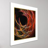 Brechen der Abstrakten Kunst des Kreises Foliendrucke (Ablage )