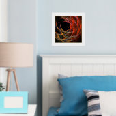 Brechen der Abstrakten Kunst des Kreises Foliendrucke (In Situ (Schlafzimmer))