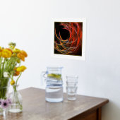 Brechen der Abstrakten Kunst des Kreises Foliendrucke (Ablage(Küche))