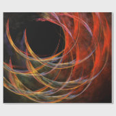 Brechen der Abstrakten Kunst des Kreises Geschenkpapier (Flach)