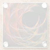 Brechen der Abstrakten Kunst des Kreises Glasuntersetzer (Rückseite)