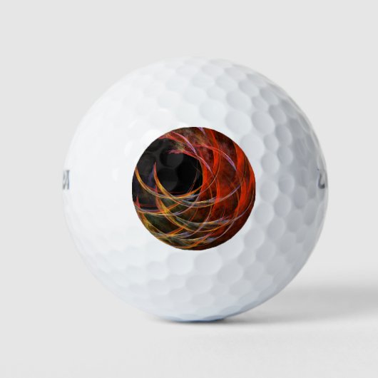 Brechen der Abstrakten Kunst des Kreises Golfball (Vorderseite)