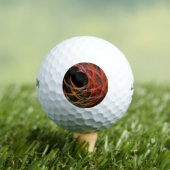 Brechen der Abstrakten Kunst des Kreises Golfball (Insitu T-Shirt)