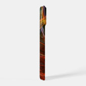 Brechen der Abstrakten Kunst des Kreises iPhone 15 Hülle (Rechte Seite)