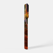 Brechen der Abstrakten Kunst des Kreises iPhone Hülle (Rechte Seite)