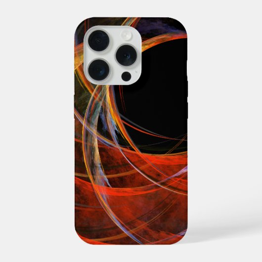 Brechen der Abstrakten Kunst des Kreises iPhone Hülle (Rückseite)