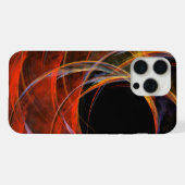 Brechen der Abstrakten Kunst des Kreises iPhone Hülle (Rückseite (Horizontal))