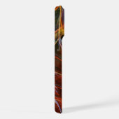 Brechen der Abstrakten Kunst des Kreises iPhone Hülle (Rechte Seite)