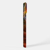 Brechen der Abstrakten Kunst des Kreises iPhone Hülle (Rechte Seite)