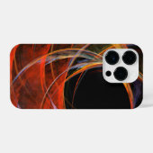 Brechen der Abstrakten Kunst des Kreises iPhone Hülle (Rückseite (Horizontal))