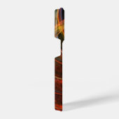 Brechen der Abstrakten Kunst des Kreises iPhone Hülle (Rechte Seite)