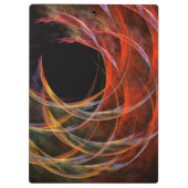 Brechen der Abstrakten Kunst des Kreises Klemmbrett (Rückseite)