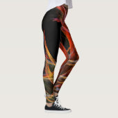 Brechen der Abstrakten Kunst des Kreises Leggings (Rechts)