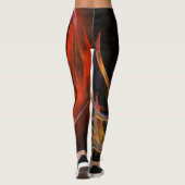Brechen der Abstrakten Kunst des Kreises Leggings (Rückseite)