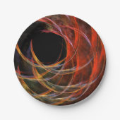 Brechen der Abstrakten Kunst des Kreises Pappteller (Vorderseite)