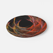 Brechen der Abstrakten Kunst des Kreises Pappteller (Schrägansicht)