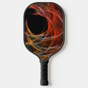 Brechen der Abstrakten Kunst des Kreises Pickleball Schläger