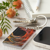 Brechen der Abstrakten Kunst des Kreises Schlüsselanhänger (Vorderseite rechts)