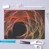 Brechen der Abstrakten Kunst des Kreises Seidenpapier (Handwerk)