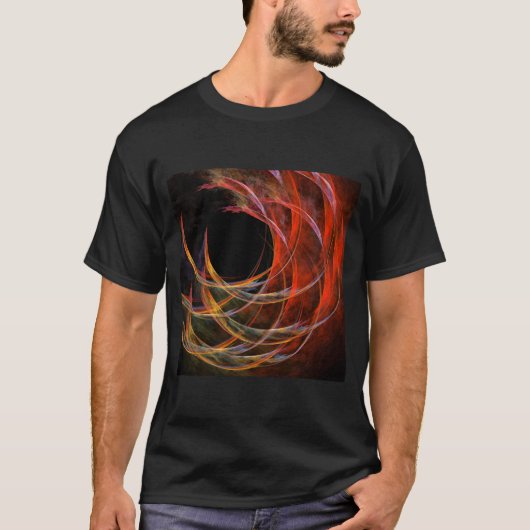 Brechen der Abstrakten Kunst des Kreises T-Shirt (Vorderseite)