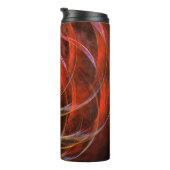 Brechen der Abstrakten Kunst des Kreises Thermosbecher (Nach rechts gedreht)