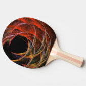 Brechen der Abstrakten Kunst des Kreises Tischtennis Schläger (Seitenansicht)